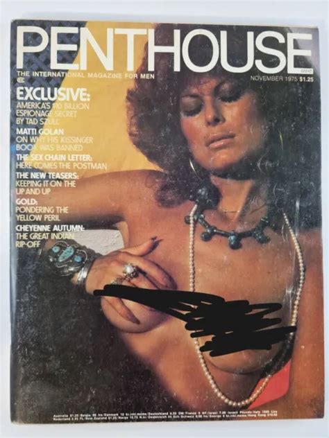 Vintage Penthouse Magazine November Ex Condition Eur