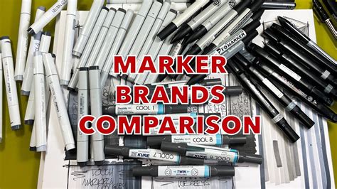 Marker brands comparison - YouTube