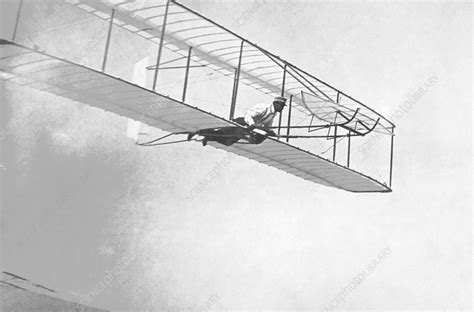 Wright brothers' glider - Stock Image - V320/0100 - Science Photo Library