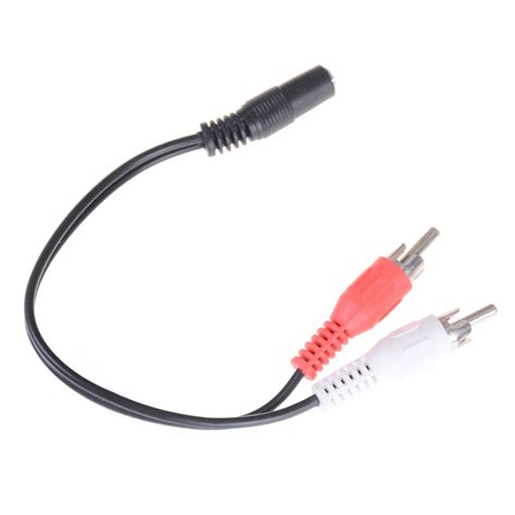 Universal Mm Stereo Audio Female Jack To Rca Male Socket To