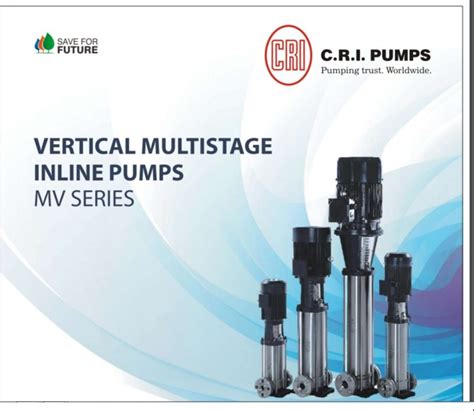 Multi Stage Pump 1 3 HP CRI Pumps For Water Treatment Model Name