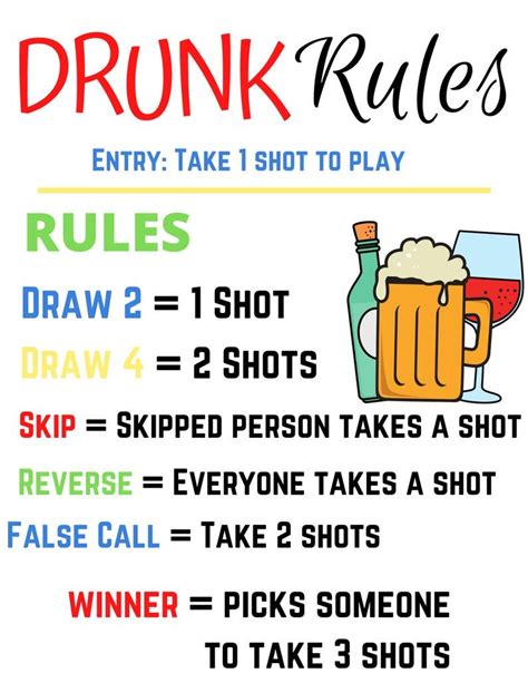 Drunk Dice And Drunk Rules Bundle Printable Party Games Virtual Drinking