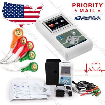 2020 New 3 Channel 24H ECG EKG Monitor Holter System Analyzer Software