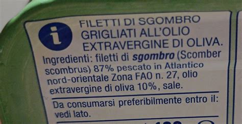 Filetti Di Sgombro Grigliati All Olio Extra Vergine Di Oliva Coop