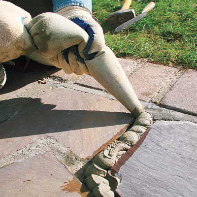 Repairing Stone Walkway Mortar