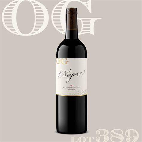 Lot 389 | 2021 California Cabernet Sauvignon 750ml – de Négoce