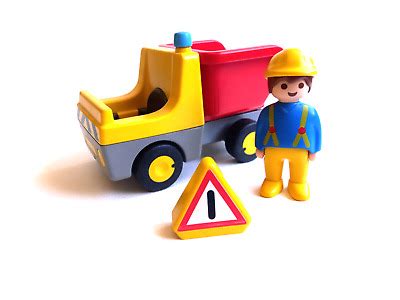 Playmobil V Hicule De Chantier Benne Personnage Travaux