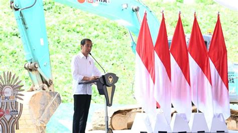 Foto Jokowi Groundbreaking Kantor Otorita Ikn Senilai Rp Miliar