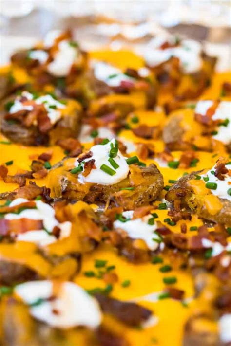 Loaded Smashed Potatoes Recipe The Cookie Rookie®