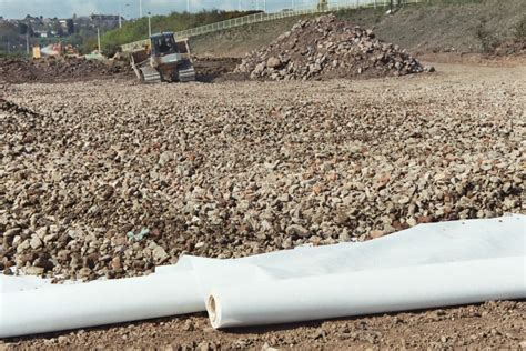 White Non Woven Geotextiles Plastech Western Ltd