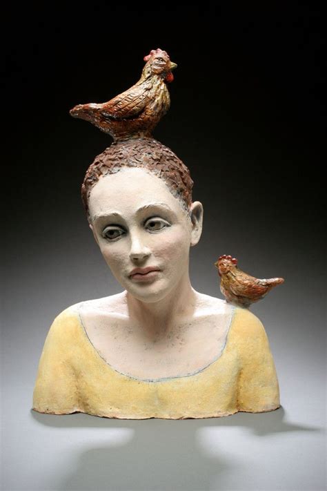 Sculpted Female Figure Ceramic Sculpture Clay Sculpture Woman Sculpture