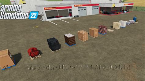 Various Pallets Fs22 Kingmods