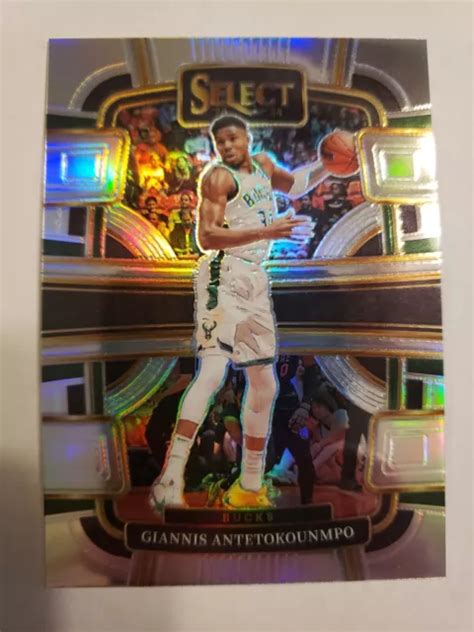 2023 24 Panini Giannis Antetokounmpo Select Atrio Livello Argento Prizm