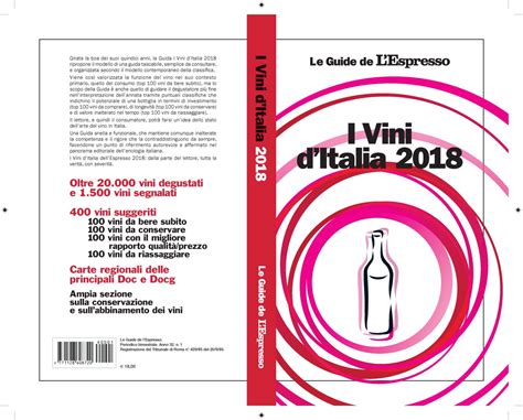 La Guida I Vini D Italia De LEspresso 2018 Esce Oggi In Edicola Ed In