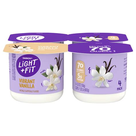 Dannon Light And Fit Greek Yogurt Nutrition Label Vanilla Shelly Lighting