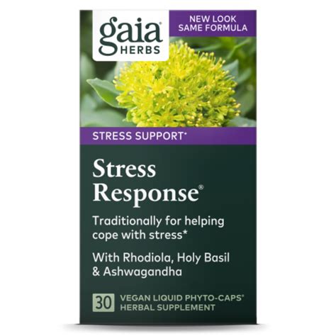 Gaia® Herbs Stress Support Stress Response Herbal Supplement Liquid