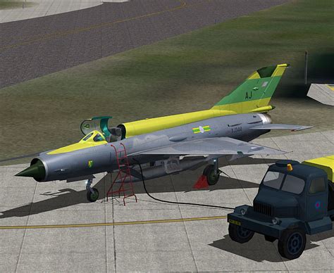 Raf Mig 21mf For Fsx