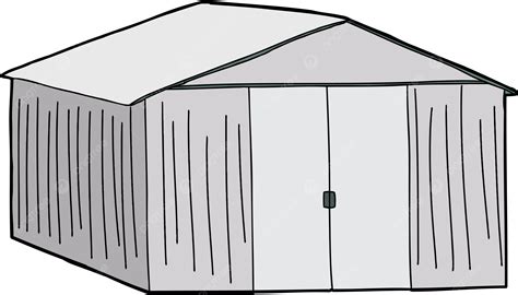 Large Storage Shed Garden Shed Nobody Metal Object Png Transparent