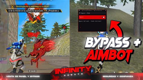 NUEVO BYPASS FREE FIRE CON AIMBOT 100 SEGURO YouTube