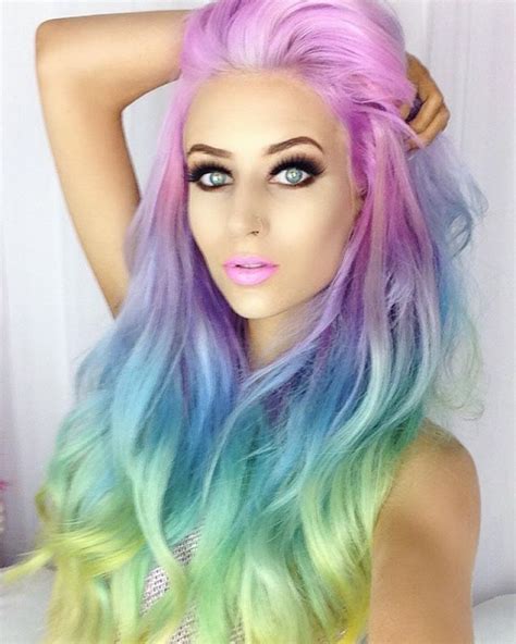 Lovelydyedlocks Rainbow Hair Color Hair Dye Colors Hair Color Pastel