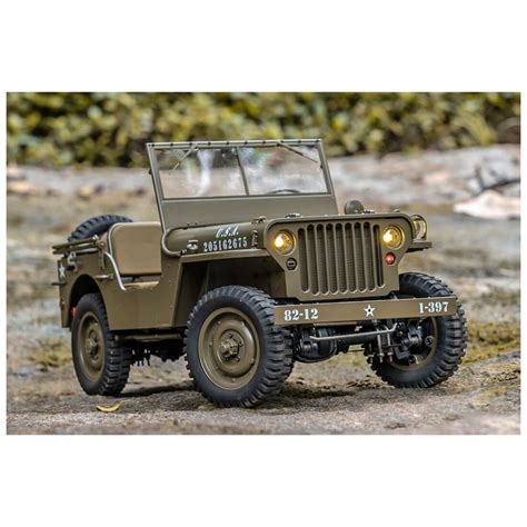 ROCHOBBY 1 12 1941 Willys MB Scaler Remote Control Army Crawler Vehicle