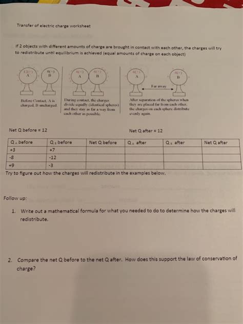 50 Electric Charge Worksheets On Quizizz Free Printable