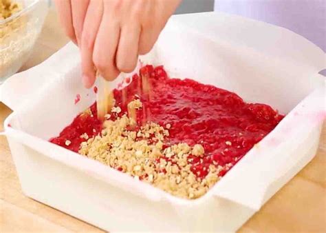 Raspberry Oat Crumble Bars Recipe