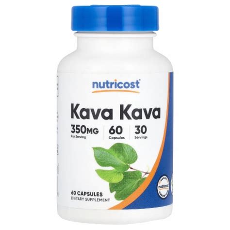 Nutricost Kava Kava 350 Mg 60 Capsules 175 Mg Per Capsule 60 Count