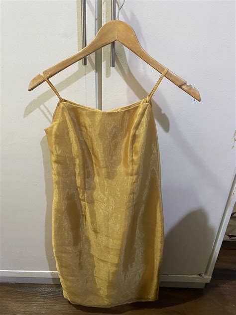 Kultura Yellow Organza Dress On Carousell