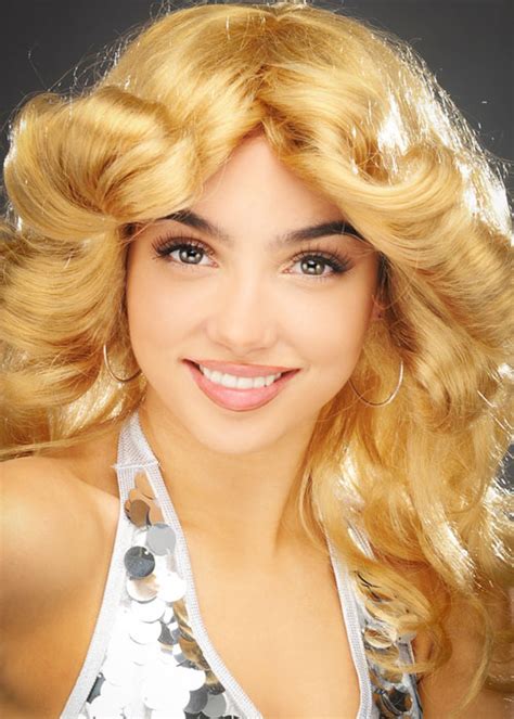 Womens 1970s Blonde Flick Wig