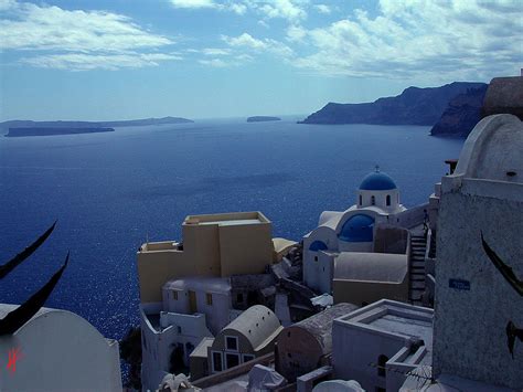 Morning Meditation Santorini Island Greece Photograph By Colette V Hera