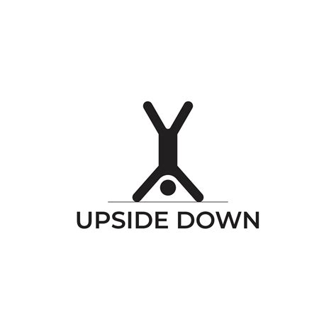 Upside Down Vector Template Upside Down Man Upside Down Colorfull Icon 4896580 Vector Art at ...