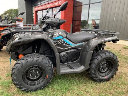 Cfmoto Cf Moto Cforce Cm Quad Utilitaire Km Noir