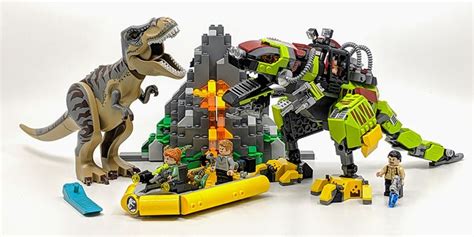 T Rex Vs Dino Mech Battle Jurassic Jurassic World Set Lego