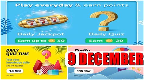 Amazon Fz Coins Quiz Answers Today Amazon Quiz Today 9 December