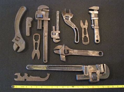 Lots Of Mix Estate Found Antique Vtg Junk Drawer Wrenches Old Man Farm