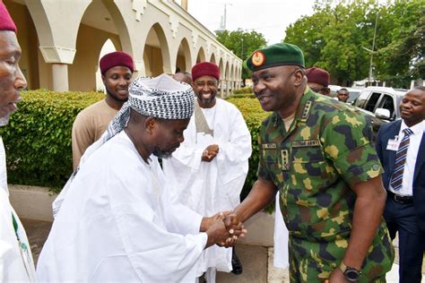 Army Chief Gen Christopher Musa Visits Islamic Affairs Central Mosque Leaders Daybreak