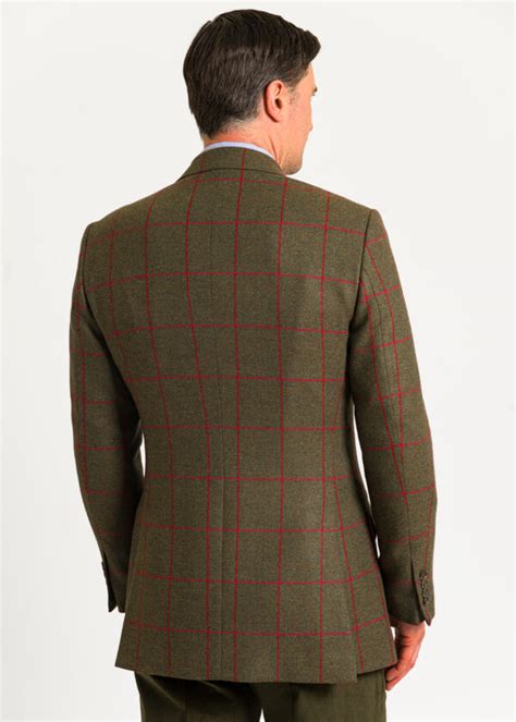 Green Red Windowpane Jacket Roderick Charles