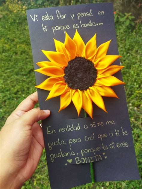 Girasol Eterno En 2024 Manualidades Como Hacer Un Girasol Regalos Rosas