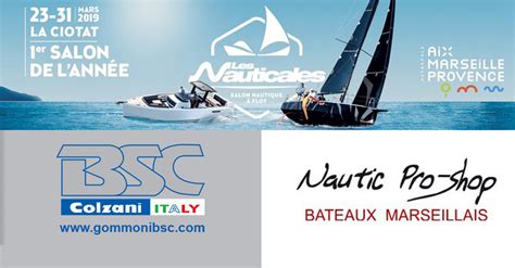 Salon Les Nauticales 2019 Gommoni BSC Colzani Italy