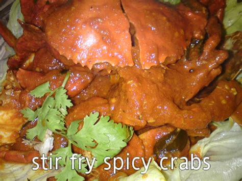 Cooking Pleasure Stir Fry Spicy Crab