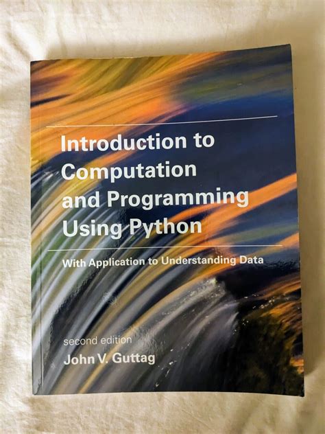 Introduction To Computation And Programming Using Python John V Guttag Free Ship 9780262529624