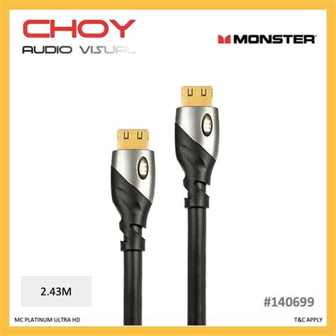 Monster Ultra Hd Platinum 4k Ultra High Speed Hdmi With Ethernet 8ft