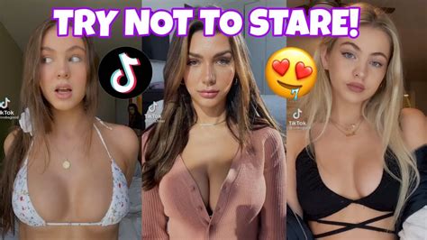 Try Not To Look Down Tiktok Girls Edition 😍 Youtube