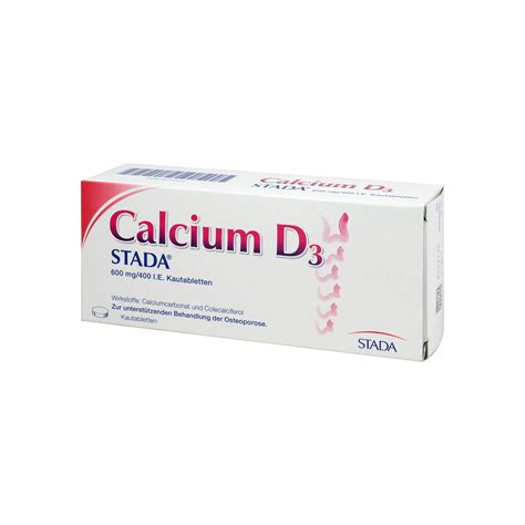 CALCIUM D3 STADA 600MG 400 50 St Arzneimittel Datenbank