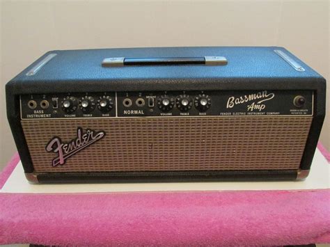 Fender Bassman Head Blackface Amps Preamps Gothic City Guitars