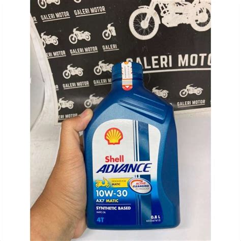 Jual Oli Shell Ax7 Matic 10W 30 800ml Original Shell Oli Shell Ax7