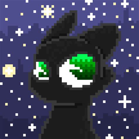 Pixel Toothless By Dragonbubbletea On Deviantart