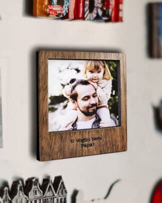 Magnete Calamita Da Frigo Polaroid Personalizzata Con Foto E Dedica I