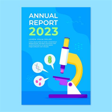 Free Vector Hand Drawn Science Research Annual Report